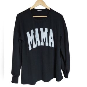 HEIMISH USA Black Ribbed Long Sleeve Top